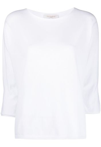 Antonelli boat-neck blouse - Bianco