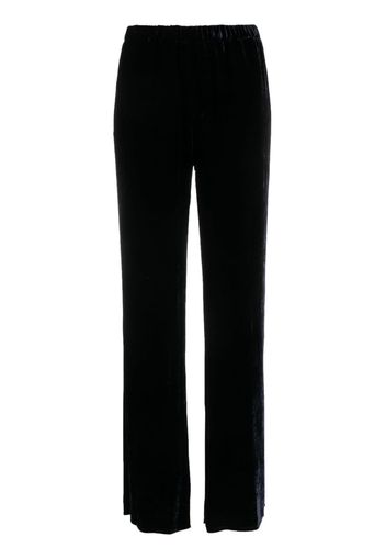 Antonelli velvet elasticated-waistband trousers - Blu