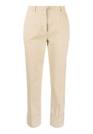 Antonelli cropped cotton-blend trousers - 112 BEIGE