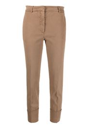 Antonelli cropped slim-fit chinos - Marrone