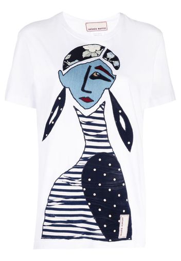 Antonio Marras T-shirt con applicazione - Bianco