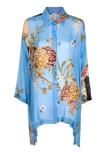 Antonio Marras Blusa oversize a fiori