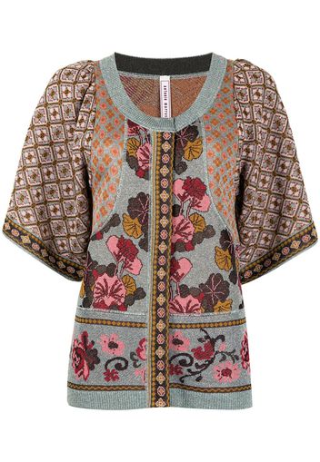 Antonio Marras Cardigan a fiori - Multicolore