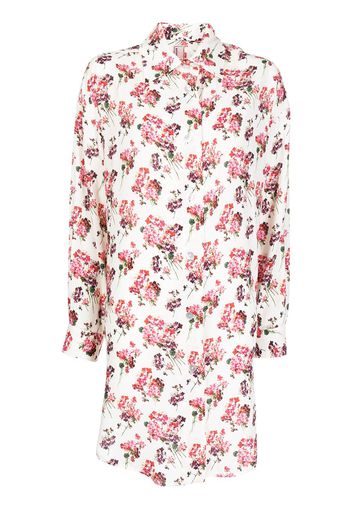 Antonio Marras floral-print shirt dress - Toni neutri