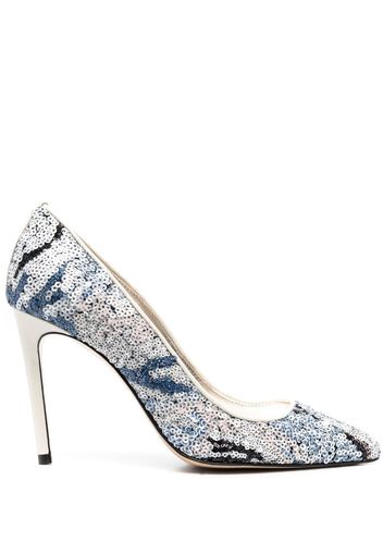 Antonio Marras sequin-embellished design pumps - Blu