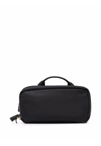 Anya Hindmarch tassel-detail double-zip chargers bag - Nero