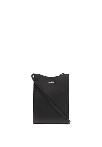 A.P.C. Borsa a tracolla Jamie goffrata - Nero