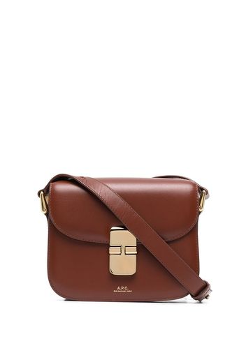 A.P.C. Borsa a spalla Grace - Marrone