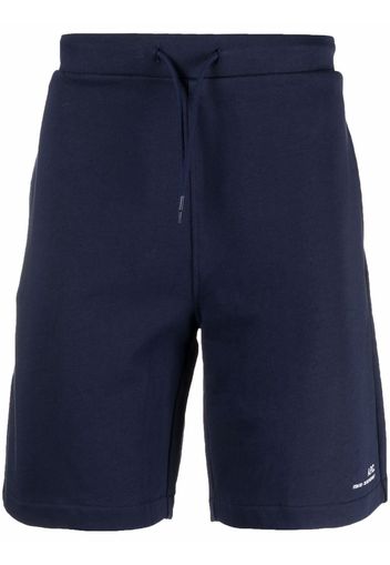 A.P.C. Shorts sportivi con stampa - Blu