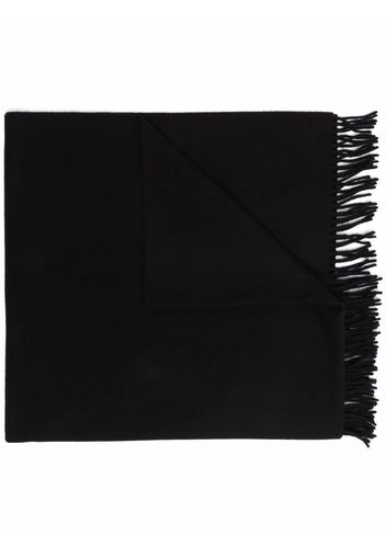 A.P.C. fringe-hem scarf - Nero