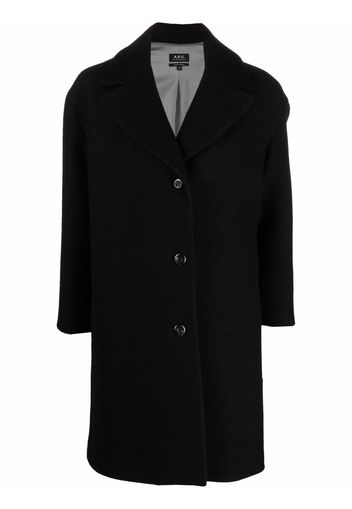 A.P.C. Cappotto monopetto - Nero