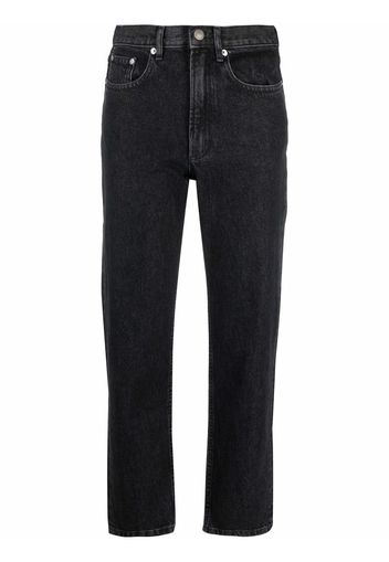 A.P.C. mid-rise straight-leg denim jeans - Nero