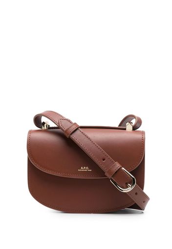 A.P.C. Borsa messenger Geneve Mini - Marrone