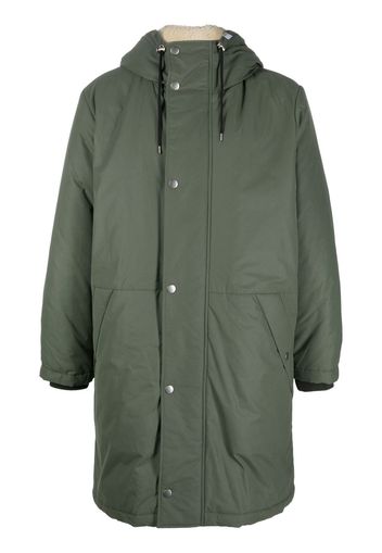 A.P.C. wool-blend parka - Verde