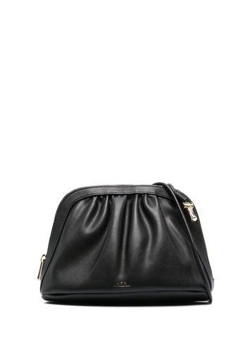 A.P.C. pleated crossbody bag - Nero