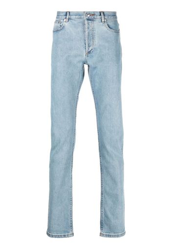 A.P.C. mid-rise straight-leg jeans - Blu