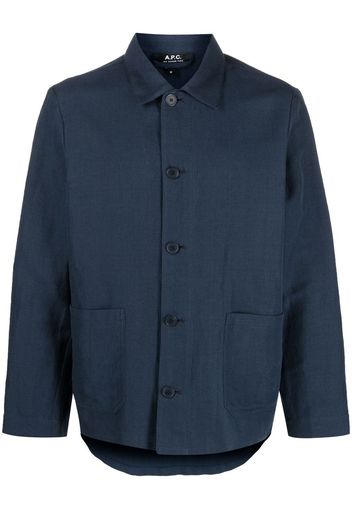 A.P.C. Giacca con bottoni - Blu