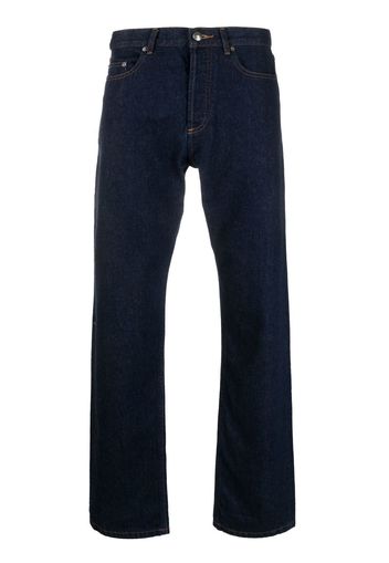 A.P.C. mid-rise straight-leg jeans - Blu