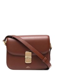 A.P.C. Borsa a spalla Grace - Marrone