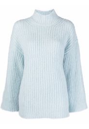 A.P.C. wide-sleeve knitted jumper - Blu