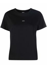 A.P.C. logo-print short-sleeve T-shirt - Nero