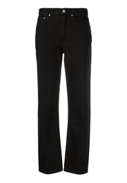 A.P.C. high-rise straight-leg jeans - LZE NOIR DELAVE