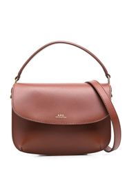 A.P.C. Sarah leather shoulder bag - Marrone