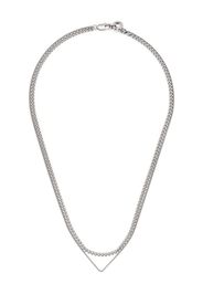 A.P.C. double-chain necklace - Argento