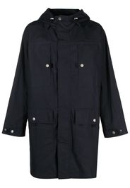 A.P.C. drawstring-hood cotton parka - Blu