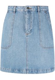 A.P.C. Léa denim mini skirt - Blu