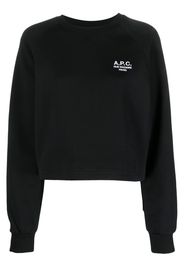 A.P.C. Milton logo-embroidered sweatshirt - Nero