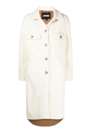 Apparis Cappotto monopetto - Bianco