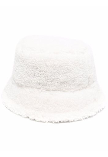 Apparis Amara shearling bucket hat - Bianco