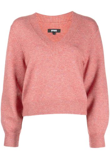 Apparis Maglione con scollo a V Moira - Rosa