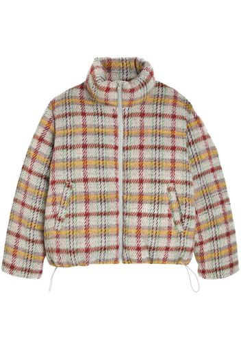 Apparis padded plaid-check print jacket - Multicolore