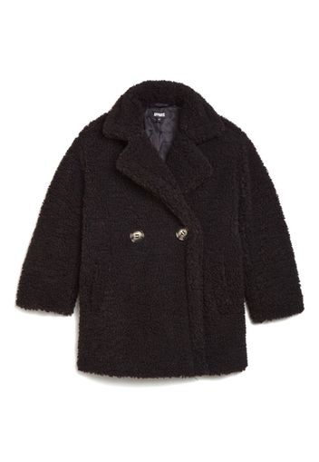 Apparis Cappotto Anouk in finto shearling doppiopetto - Nero