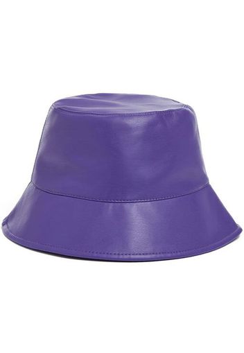 Apparis Amara leather-effect bucket hat - Viola