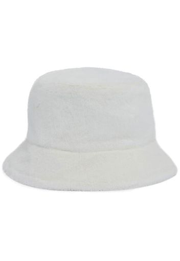 Apparis faux-fur bucket hat - Bianco