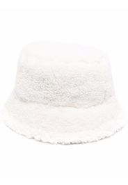 Apparis Amara shearling bucket hat - Bianco