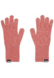 Apparis logo-patch detail gloves - Rosa