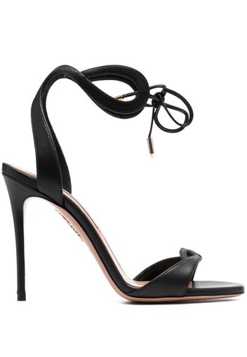 Aquazzura Sandali a punta aperta 105mm - Nero