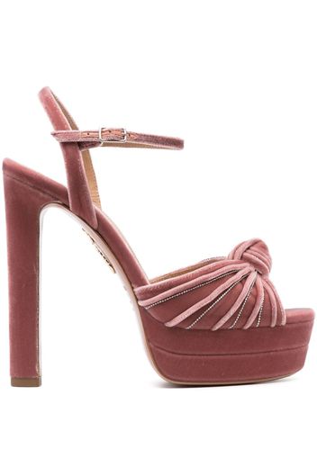 Aquazzura Atelier Plateau 140mm platform sandals - Rosa