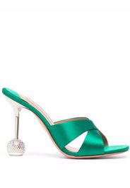 Aquazzura Yes Darling 95 mules - Verde