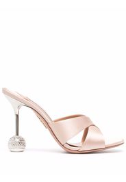 Aquazzura Yes Darling 95 mules - Rosa