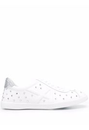 Aquazzura crystal-embellished sneakers - Bianco