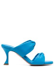 Aquazzura twist-detail leather sandals - Blu