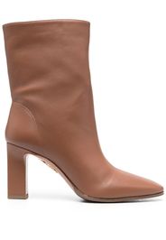 Aquazzura Manzoni 85mm ankle boots - Marrone