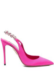 Aquazzura crystal-embellished 110mm pumps - Rosa