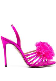 Aquazzura Love Carnation 105mm suede sandals - Rosa