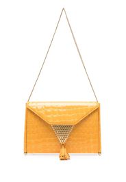 Aquazzura crocodile-effect shoulder bag - Giallo